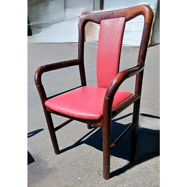 Authentic Danish Modern Boltinge Dining Chairs – Set of 4 (1 Captain & 3 Side) – Made in Denmark – Restored For Sale - Image 9 of 10