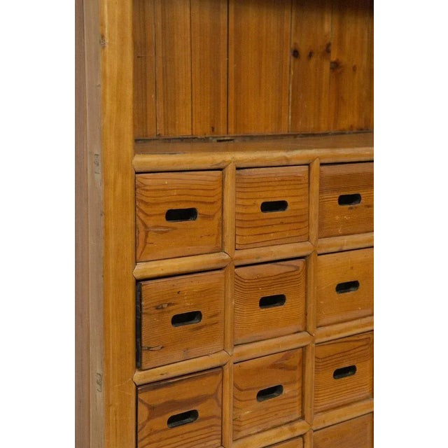 Italian Wooden Storage Cabinet with Drawers, 1900s For Sale - Image 9 of 13