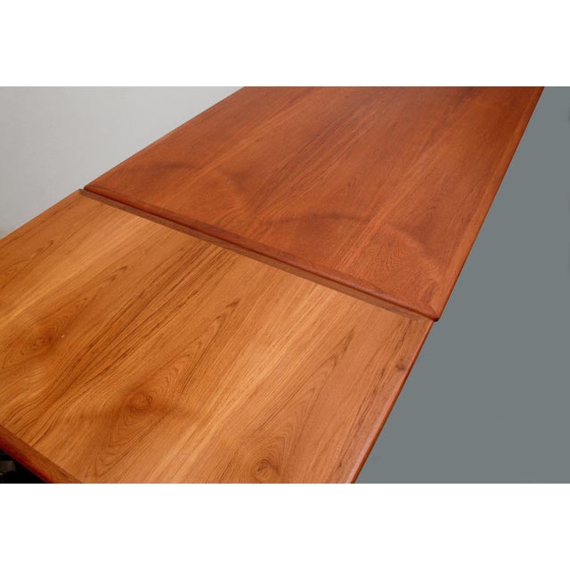 Wood XL Dining Table in Teak, 1965 For Sale - Image 7 of 17