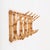Wood Large French Riviera Bamboo and Rattan Wall Coat Rack, Italy, 1970s For Sale - Image 7 of 14