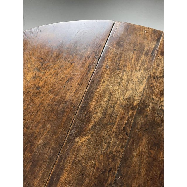 Brown English Gateleg Table in Oak For Sale - Image 8 of 18