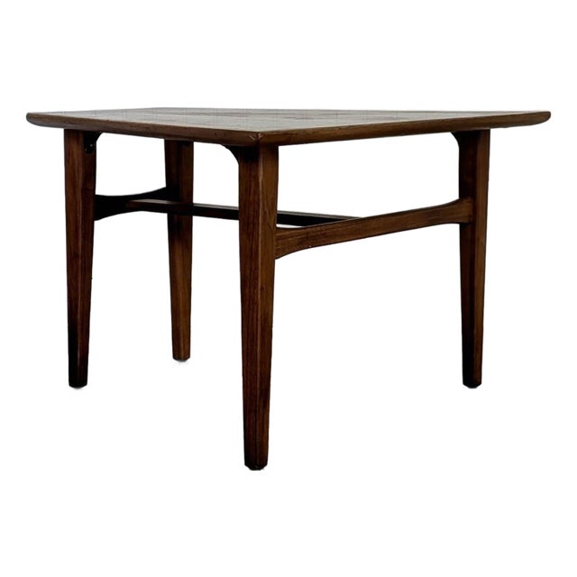 Small Vintage Mid-Century Modern Walnut Low Side Table / Cocktail Table For Sale