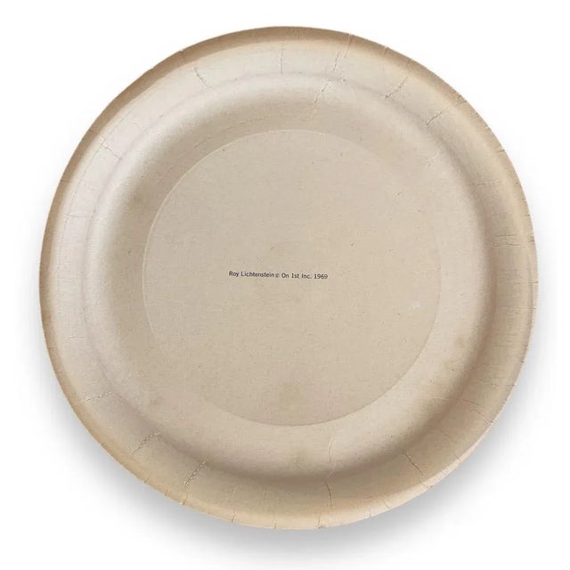 Blue Screen Printing on Cardboard by Roy Lichtenstein For Sale - Image 8 of 11