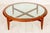 Mid-Century Modern Tihany for Pace Glass-Topped Mahogany Low Table For Sale - Image 3 of 11