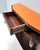 Vintage Beech and Walnut Root Console Table with Orange Glass Top, 1950s For Sale - Image 12 of 15