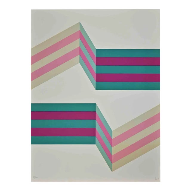 Renato Livi, Abstract Composition, Lithograph, 1971 For Sale