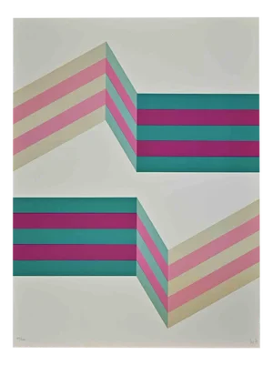 Renato Livi, Abstract Composition, Lithograph, 1971