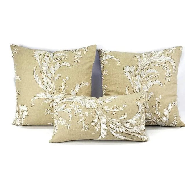 Manuel Canovas Volanges in Lin Pillow Cover For Sale - Image 4 of 7