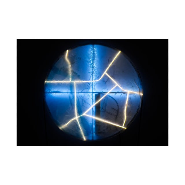 Early 21st Century Split Ground Moon Wall Light by Joachim Ramin for Early Light For Sale - Image 5 of 6
