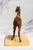 Charming Miniature Antique Austrian Cold Painted Cast Metal Horse Sculpture Statue Marble Base Equestrian Home Decor For Sale - Image 13 of 16