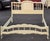 Mid 20th Century Mid Century French Provincial Style Cream Painted and Partial Gilt Full Size Bed For Sale - Image 5 of 10