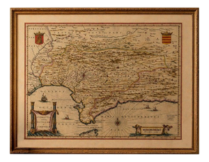Blaeu Andalusia Map, 1642