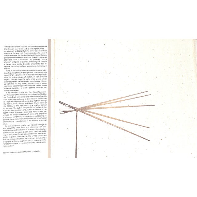 Traditional "George Rickey" 1977 Rosenthal, Nan For Sale - Image 3 of 12