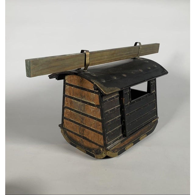 Japan, 19th Century Meiji Era (1868 - 1912) Miniature Palanquin Known as "norimono" For Sale - Image 4 of 10
