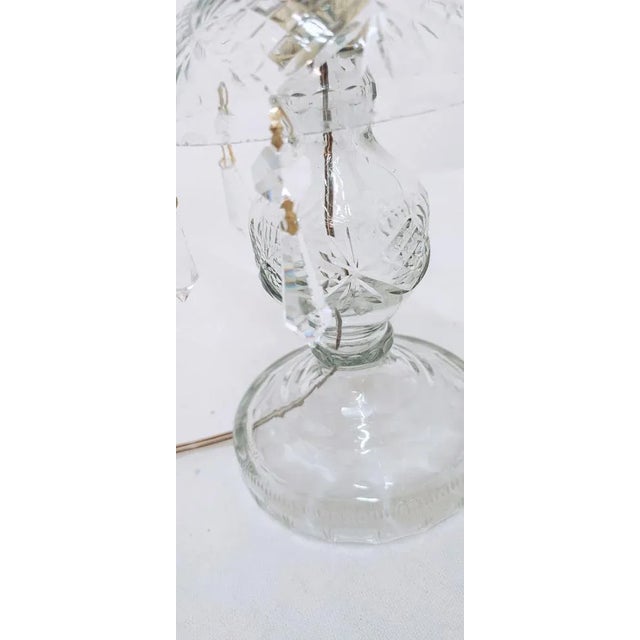 Crystal Table Lamps, France, 1940s, Set of 2 For Sale - Image 10 of 12
