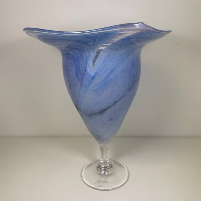 Large Limited Edition Murano Glass Vase by Vito Seguso, 1987 For Sale - Image 13 of 13