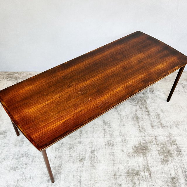 Mid-Century Modern Floating Top Rosewood Coffee Table by Ole Wanscher for Poul Jeppesens Møbelfabrik, 1960s For Sale - Image 6 of 14