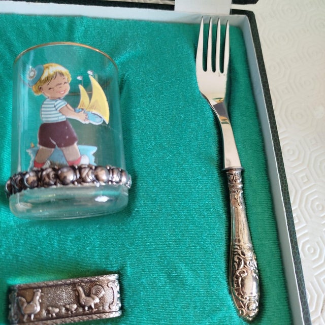 Silver Set of Cutlery, Set of 6 For Sale - Image 9 of 10