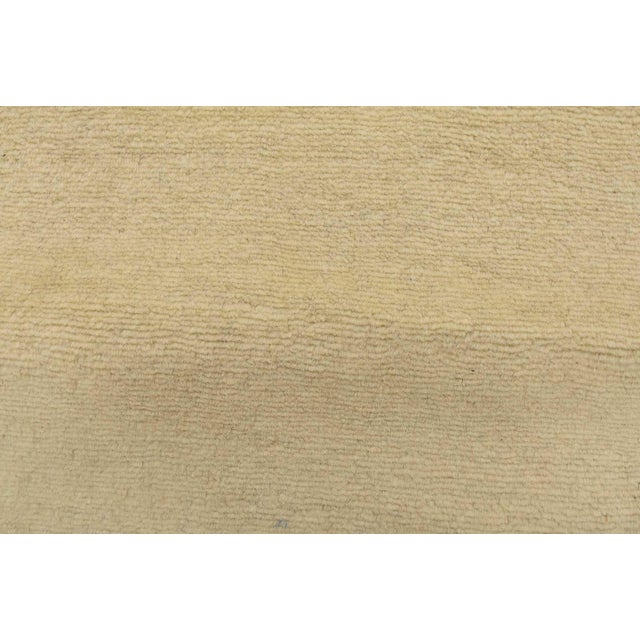 Textile Bokhara Runner 3’4” X 14’8” Beige Wool Hand-Knotted Oriental Rug For Sale - Image 7 of 13