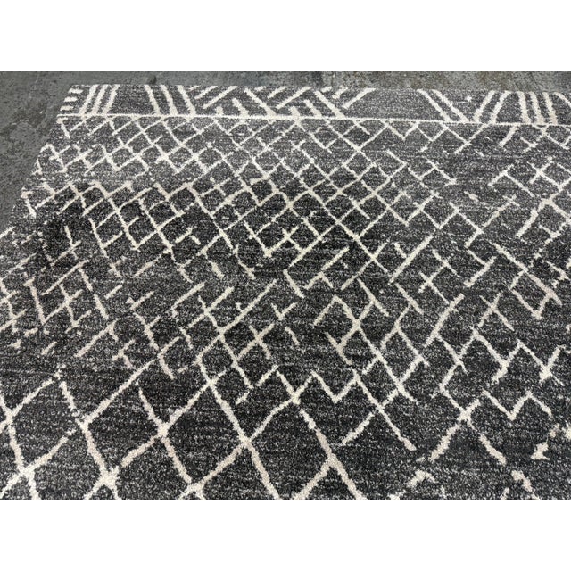 Off-white 7ft 8in X 10ft 7in Abbey Carpet & Floor Tribal Area Rug For Sale - Image 8 of 12