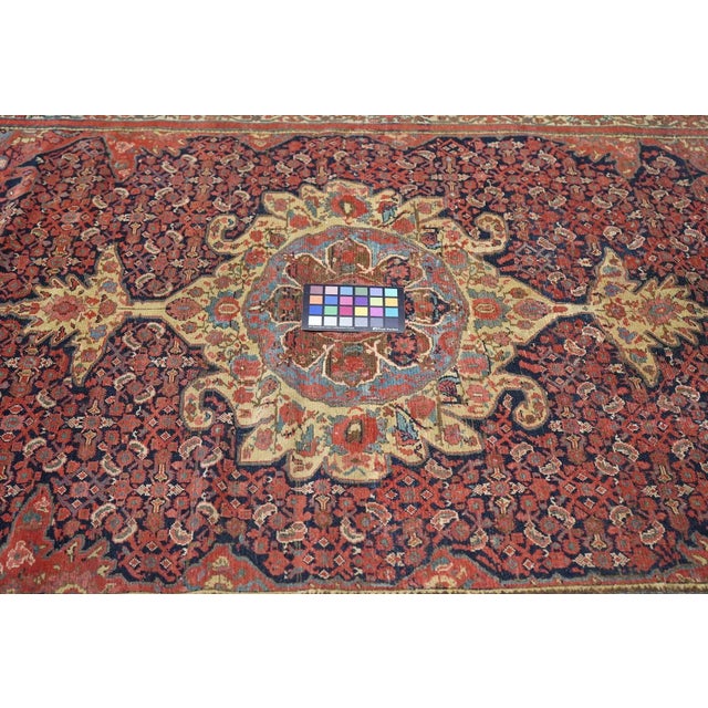 Antique Malayer Rug 4'5'' x 6'3'' For Sale - Image 9 of 10