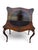 19th Century French Gabriel Legs Rosewood Inside Black Leather Game Table/Console Table. For Sale - Image 10 of 17