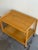 Wood Vintage Danish Rolling Bar Cart - Mid Century Modern Oak Serving Trolley on Casters 1960s For Sale - Image 7 of 7