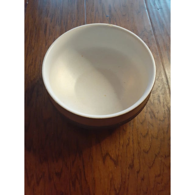 English 1980s Denby Ceramic Sgraffito Glaze Bowl Made in England For Sale - Image 3 of 6