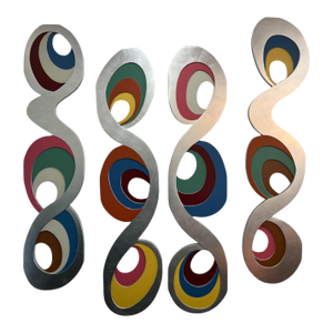 Italian Postmodern Memphis-Style Wall Sculpture, 1980s