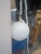 This lamp is by is a late 1970's Sag pendant globe lamp its made of a acrylic globe 14" diameter along with a 14 '...