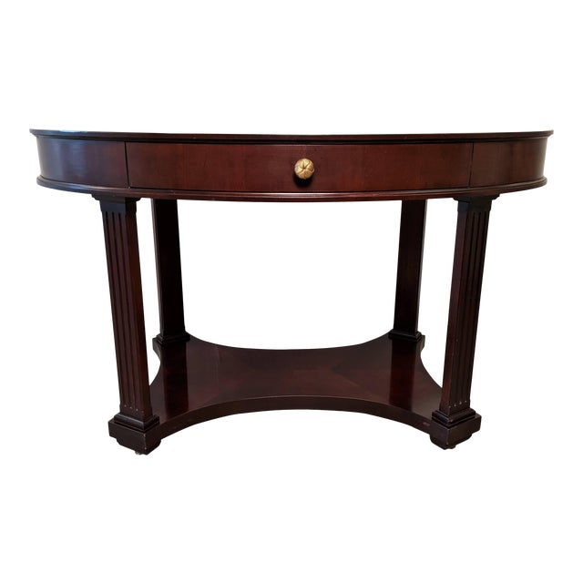 Oval Console Table by Baker Furniture Chairish