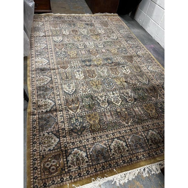 Large Country House Rug in Wool For Sale - Image 13 of 13