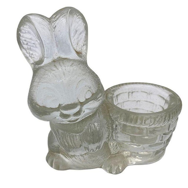 1970s Set of 11 Rare Modernist Glass & Lucite Bunny Rabbit Figural Collection For Sale - Image 12 of 18