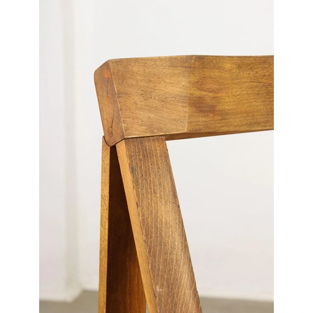 Vintage Trieste Folding Chair attributed to Aldo Jacober, 1960s For Sale - Image 9 of 12