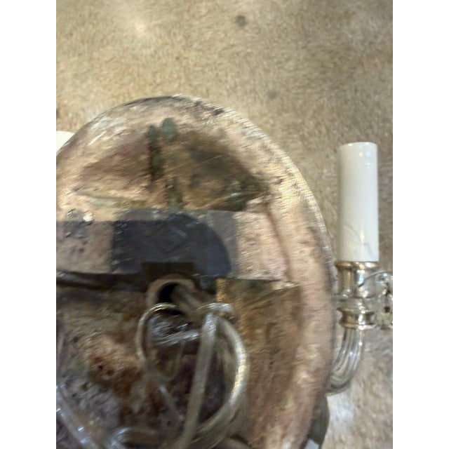 1900s Caldwell Crystal Sconces 2 Lights - a Pair For Sale In New York - Image 6 of 10