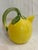 Late 20th Century Made in Italy Majolica Lemon Pitcher For Sale - Image 4 of 8