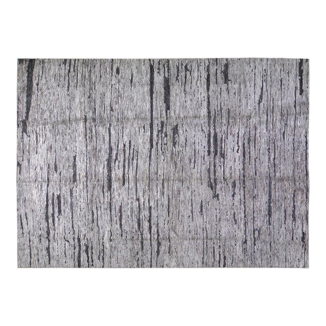 Moroccan Hand Knotted Wool Rug, 10'x14' For Sale