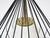 Mid-Century Modern String Pendant Lamp in Glass and Brass, 1950s For Sale - Image 12 of 18