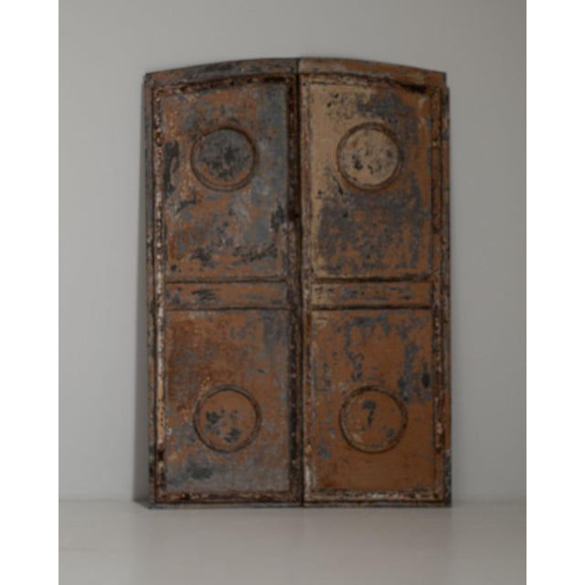 1900 - 1909 France Chocolate Iron Door For Sale - Image 12 of 15