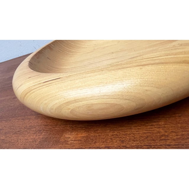 Tan Vintage Bowl in Wood from Tailio Design, Finland, 1970s For Sale - Image 8 of 18
