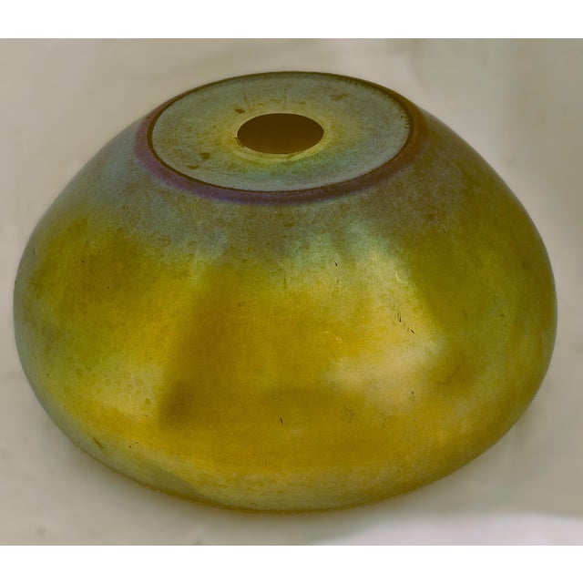 Steuben Gold Aurene Rolled Rim Bowl, Signed 2687 — Carder Era Art Nouveau For Sale - Image 17 of 17