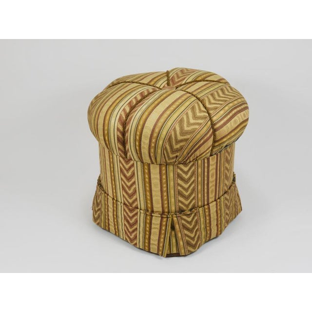 Art Deco Ottoman by Friedrich Otto Schmidt, Vienna, 1925 For Sale - Image 14 of 18