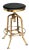 Restoration Hardware Vintage Restoration Hardware Brass Adjustable Stool For Sale - Image 4 of 8