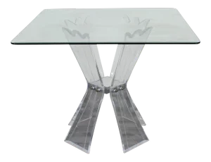Vintage Lucite Butterfly Dining Table