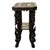 Antique Carved Anglo Indian Teak Wood Elephant Twin Tier Lamp Side Table 1900 For Sale - Image 9 of 17