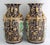 Blue Mid 20th Century Pair Large 18" Chinese Porcelain Vases Cobalt Blue Gold Hunt Scene Chinoiserie For Sale - Image 8 of 18