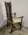 19th C English Walnut Armchair Jacobean Charles II Style For Sale - Image 4 of 12