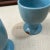 Ceramic 1970s Collection of Blue Frankoma Lazy Bones Ceramic Cups- Set of 4 For Sale - Image 7 of 8