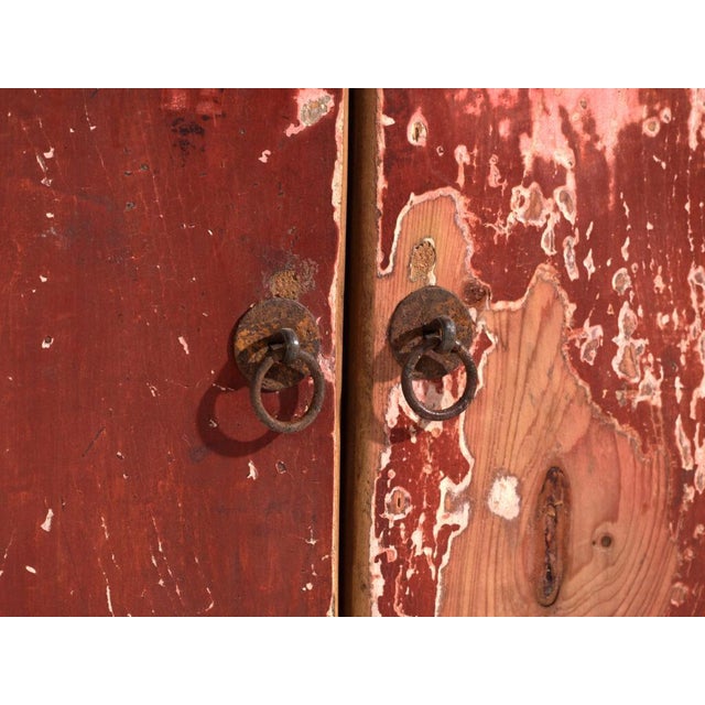 Antique Qing Dynasty Bogu Shanxi Cabinet or Sideboard in Painted Pine For Sale - Image 10 of 14