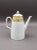 Vista Alegre Mid 20th Century Vista Alegre Portugal Anne White & Gold Porcelain Lidded Coffee Tea Pot For Sale - Image 4 of 9